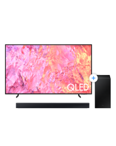 Combo TV 75" QLED 4K Q60C + Soundbar HW-C450