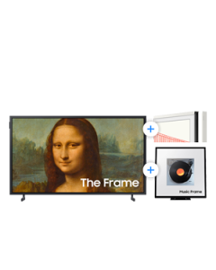 COMBO (85" The Frame LS03B QLED 4K Art Mode Tizen OS Smart TV +  Music Frame + 85" Marco personalizable)