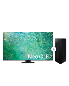 Combo (85" Neo QLED 4K QN85C Tizen OS Smart TV + Sound Tower MX-ST50B 240 watts Party Audio)