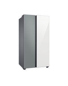 Refrigerador Bespoke Side by Side 23' cúbicos Gray/White