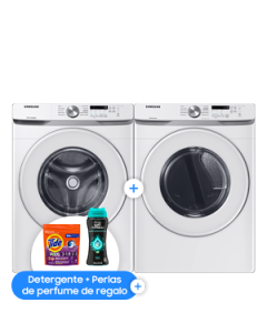 COMBO Lavadora de carga frontal WF20T6000AW/AP + Secadora Electrónica DVE20T6000W/AP