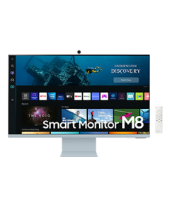 32" M80B 4K UHD Smart Monitor with Smart TV Experience and Iconic Slim Design Daylight Blue