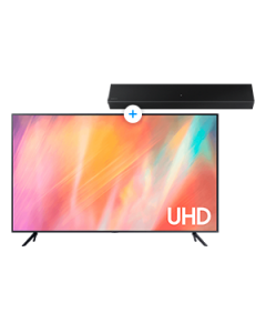 Combo 58" AU7000 UHD 4K Smart TV + 40W 2ch Sound Bar