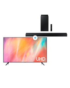 Combo 65" AU7000 UHD 4K Smart TV + Soundbar HW-B450