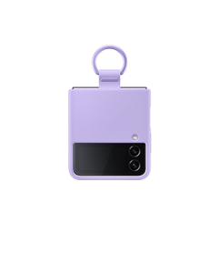 Case Galaxy Z Flip4 Silicone Cover con Anillo Púrpura Bora
