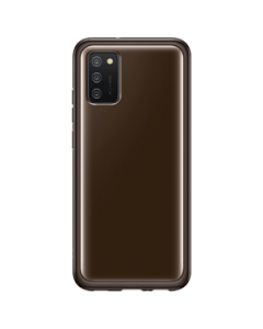 Samsung Galaxy A02s Soft Clear Cover Negro - Diseño trasero