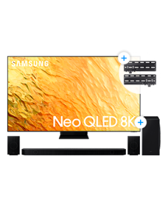 Combo Espectacular (75" QN800B Neo QLED 8K Smart TV + Barra de Sonido HW-Q930B + Soporte)