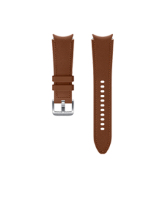 Hybrid Leather Band para Galaxy Watch4 (20mm, M/L) Camel