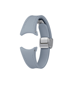 Galaxy Watch6 D-Buckle Hybrid Eco-Leather Band Slim (S/M) Blue