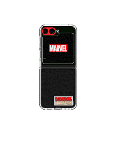 Haainc 'Marvel' Flipsuit Case and Card for Galaxy Z Flip5 Black