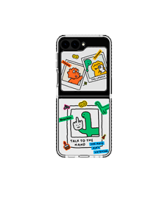 Haainc 'Joguman Say Cheese' Flipsuit Case and Card for Galaxy Z Flip5 