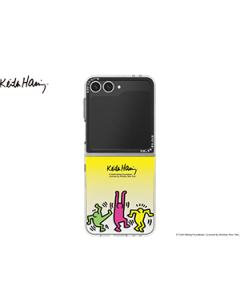 Galaxy Z Flip6 Keith Haring Chill  Case Transparente