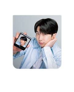 BTS RM Flipsuit Card for Galaxy Z Flip5 Blue