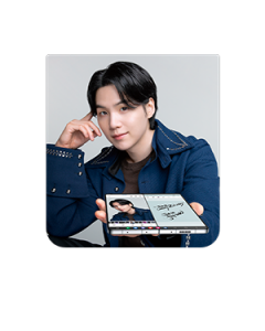 BTS Suga Flipsuit Card para Galaxy Z Flip5 Blue