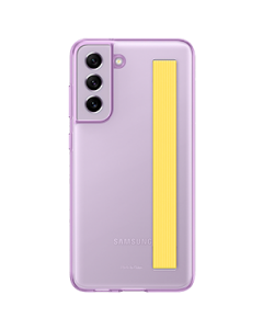 Galaxy S21 FE 5G Clear Slim Strap Cover Violeta
