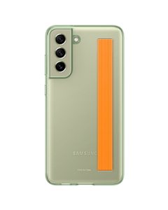 Galaxy S21 FE 5G Clear Slim Strap Cover Verde