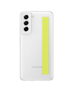 Galaxy S21 FE 5G Clear Slim Strap Cover Blanco