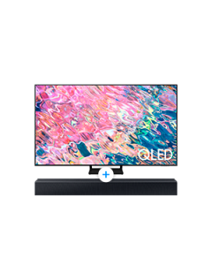Combo Smart (55" QLED Q65B Smart TV+ Sound Bar HW-C400)