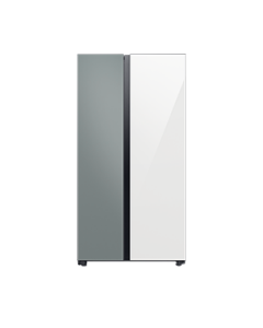 Refrigeradora Bespoke Side By Side con Fabricador dual de hielo 23 Cu.fc., 640L RS23CB700A7GED
