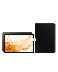 Galaxy Tab S8 (Wi-Fi) + Book Cover Keyboard