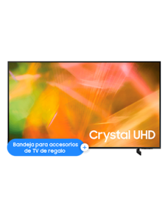Samsung AU8000 Crystal UHD 60" 4K Smart TV (2021) - Diseño frontal
