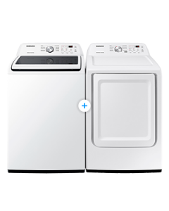 Bundle lavadora 22 kg WA22B3553GW/AP + Secadora DVE22A3200W